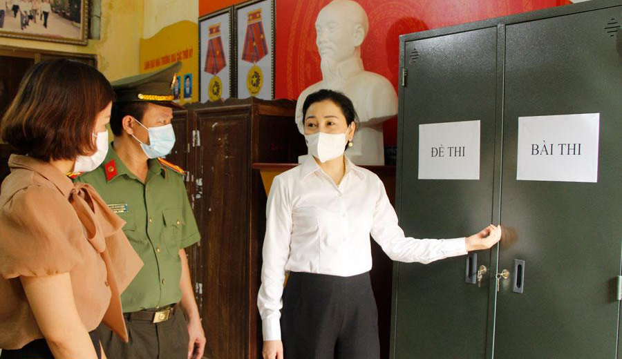 Hà Nam kiểm tra công tác chuẩn bị thi tốt nghiệp THPT năm 2021