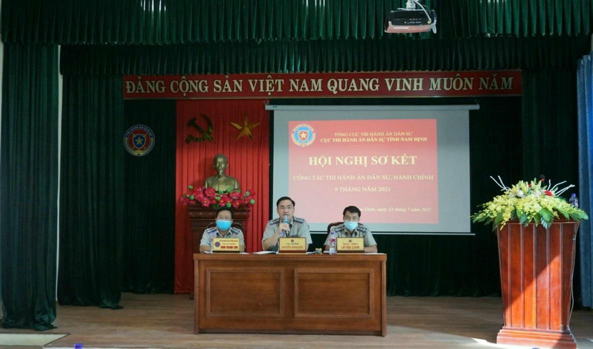 Cục THADS Nam Định sơ kết 9 tháng, phát huy lập thành tích chào mừng 75 năm ngày truyền thống