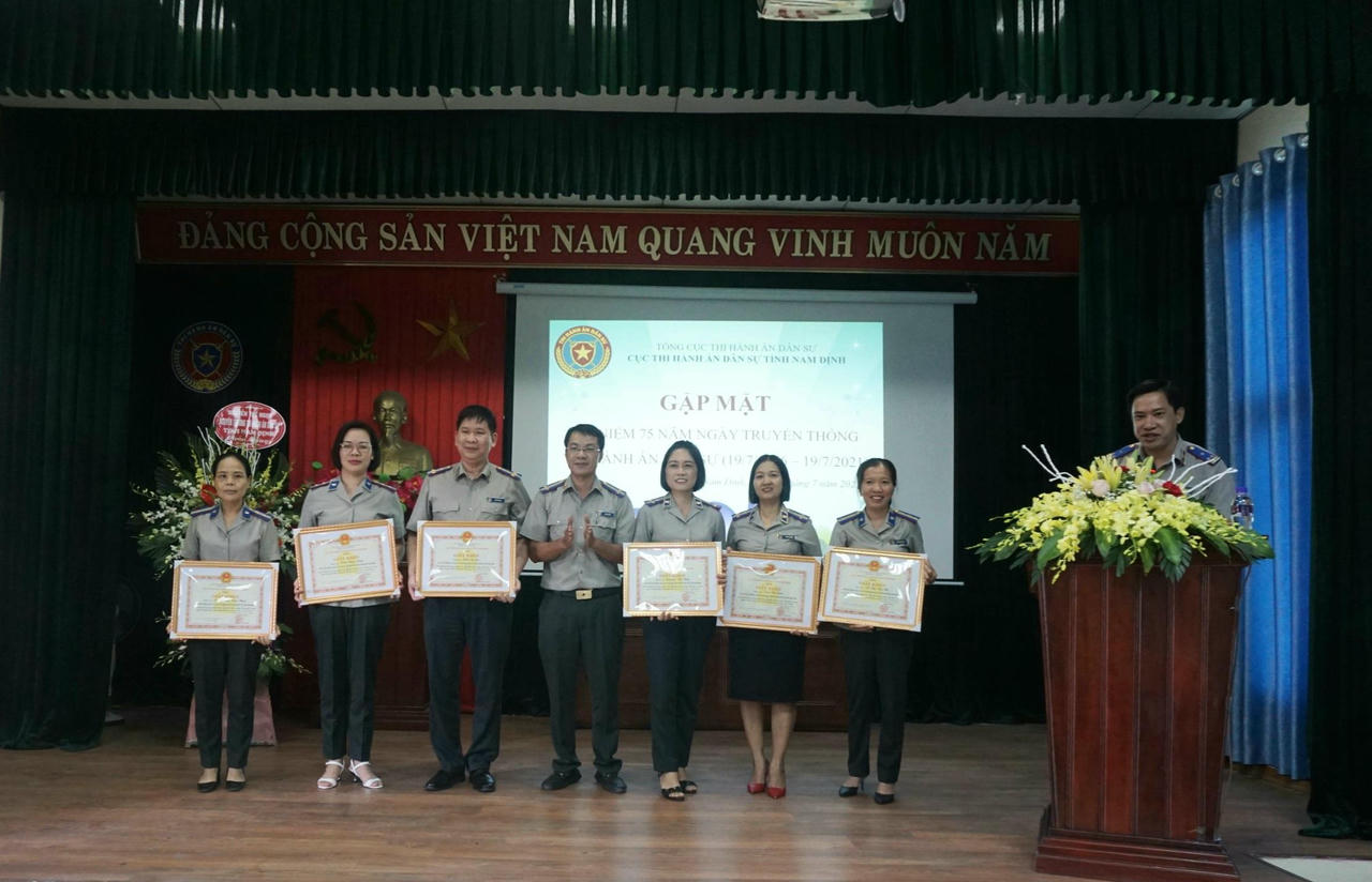 Cục THADS Nam Định sơ kết 9 tháng, phát huy lập thành tích chào mừng 75 năm ngày truyền thống