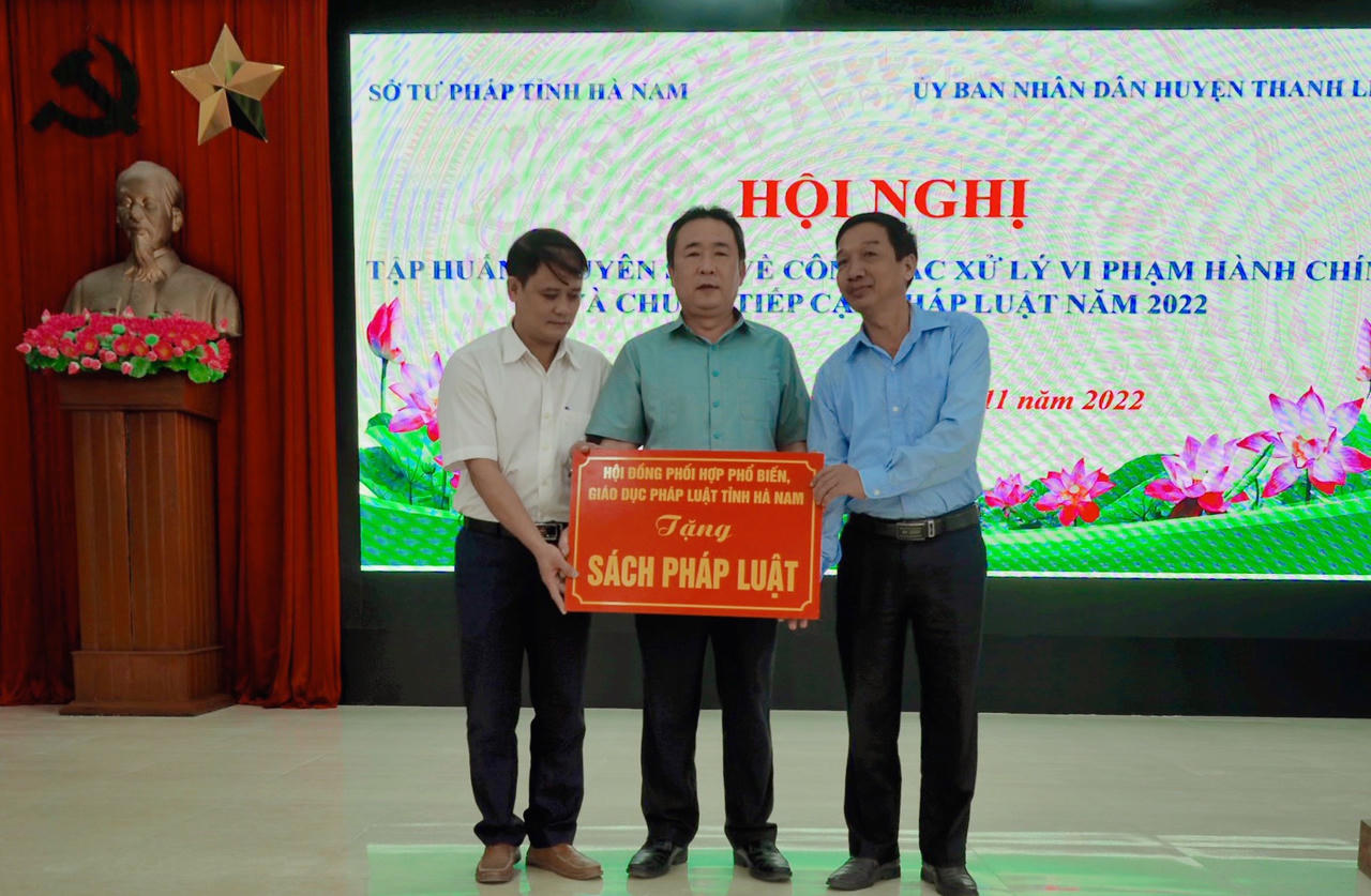 Thanh Liêm (Hà Nam): Tập huấn chuyên sâu về công tác xử lý vi phạm hành chính và chuẩn tiếp cận pháp luật