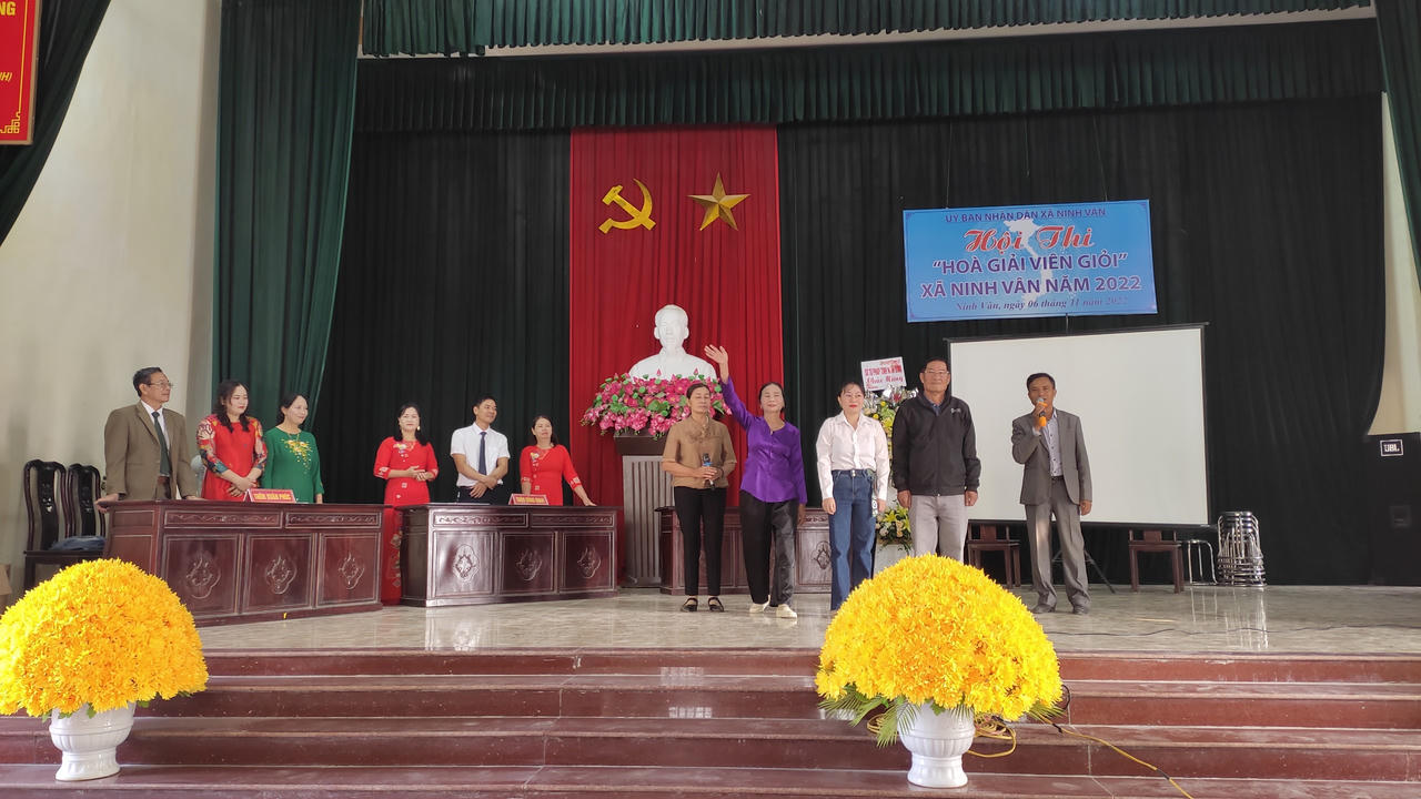 Ninh Bình: Xã Ninh Vân (Hoa Lư) tổ chức Hội thi Hoà giải viên giỏi năm 2022