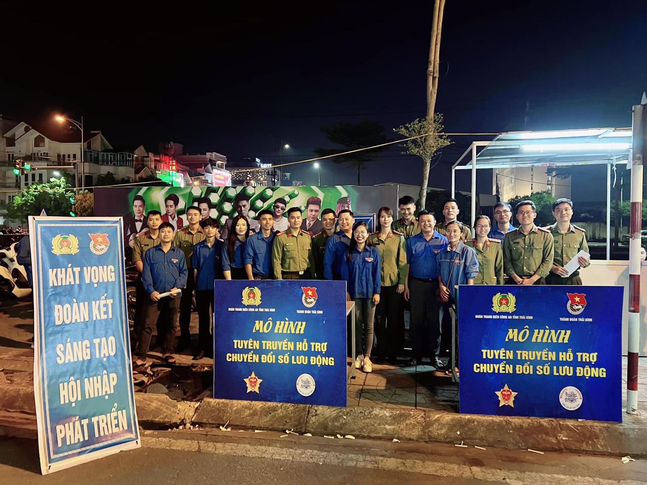 Công an Thái Bình triển khai tuyên truyền chuyển đổi số lưu động