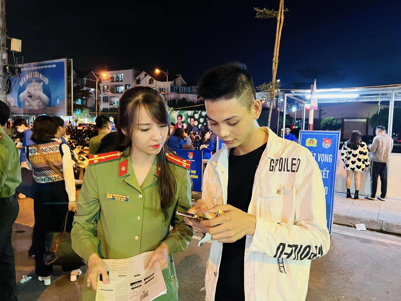 Công an Thái Bình triển khai tuyên truyền chuyển đổi số lưu động