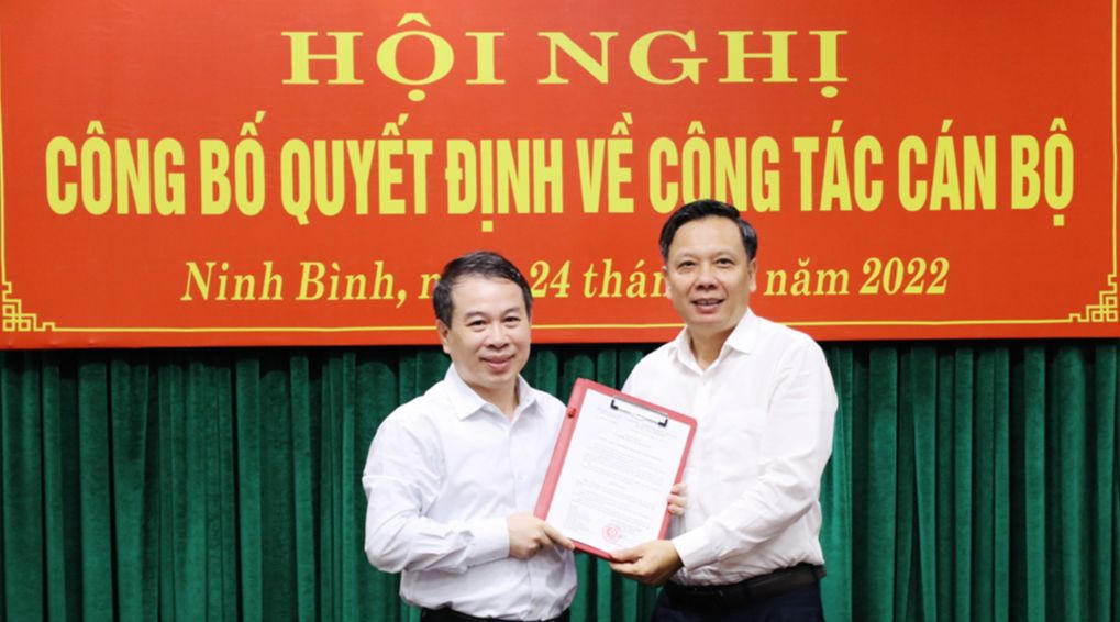 Ninh Bình: Giám đốc Sở Công thương được bổ nhiệm làm Chánh Văn phòng HĐND tỉnh