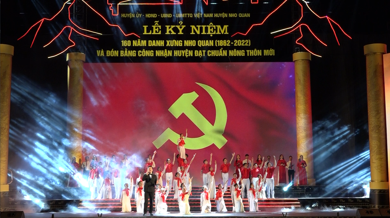 Lễ kỷ niệm 160 danh xưng Nho Quan và đón bằng công nhận huyện đạt chuẩn nông thôn mới