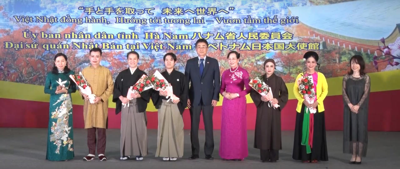 Giao lưu Việt Nam - Nhật Bản qua nghệ thuật truyền thống tại Hà Nam