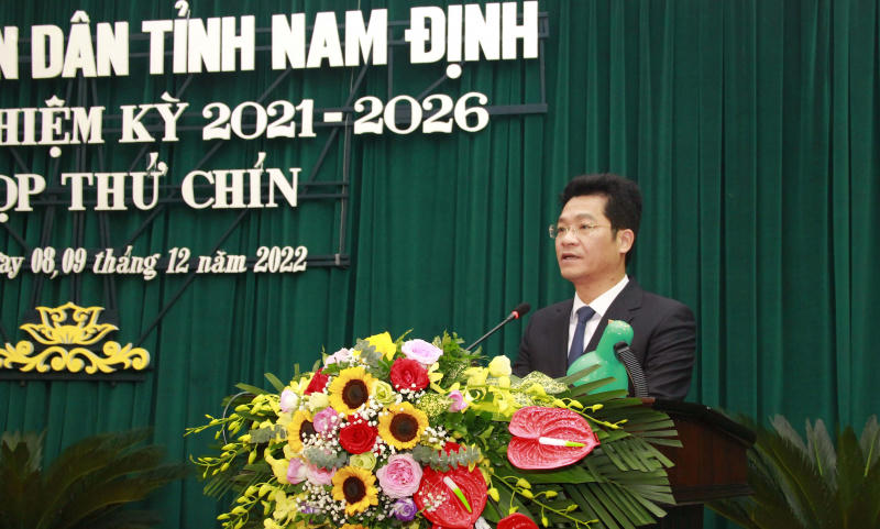 Khai mạc Kỳ họp thứ 9 HĐND tỉnh Nam Định khóa XIX, nhiệm kỳ 2021-2026