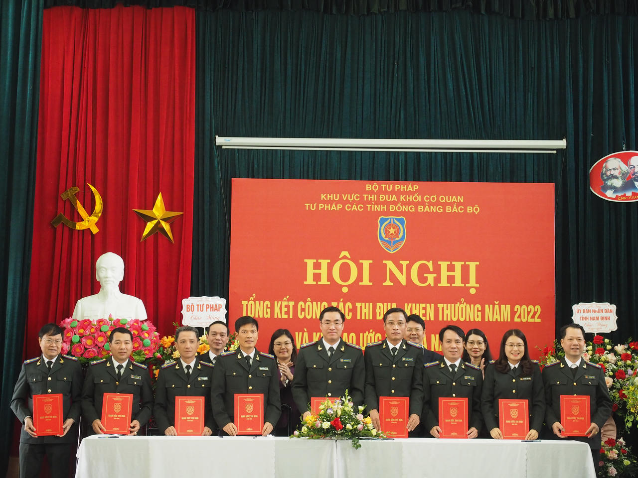 Khối cơ quan Tư pháp các tỉnh Đồng bằng Bắc bộ tổng kết công tác thi đua năm 2022