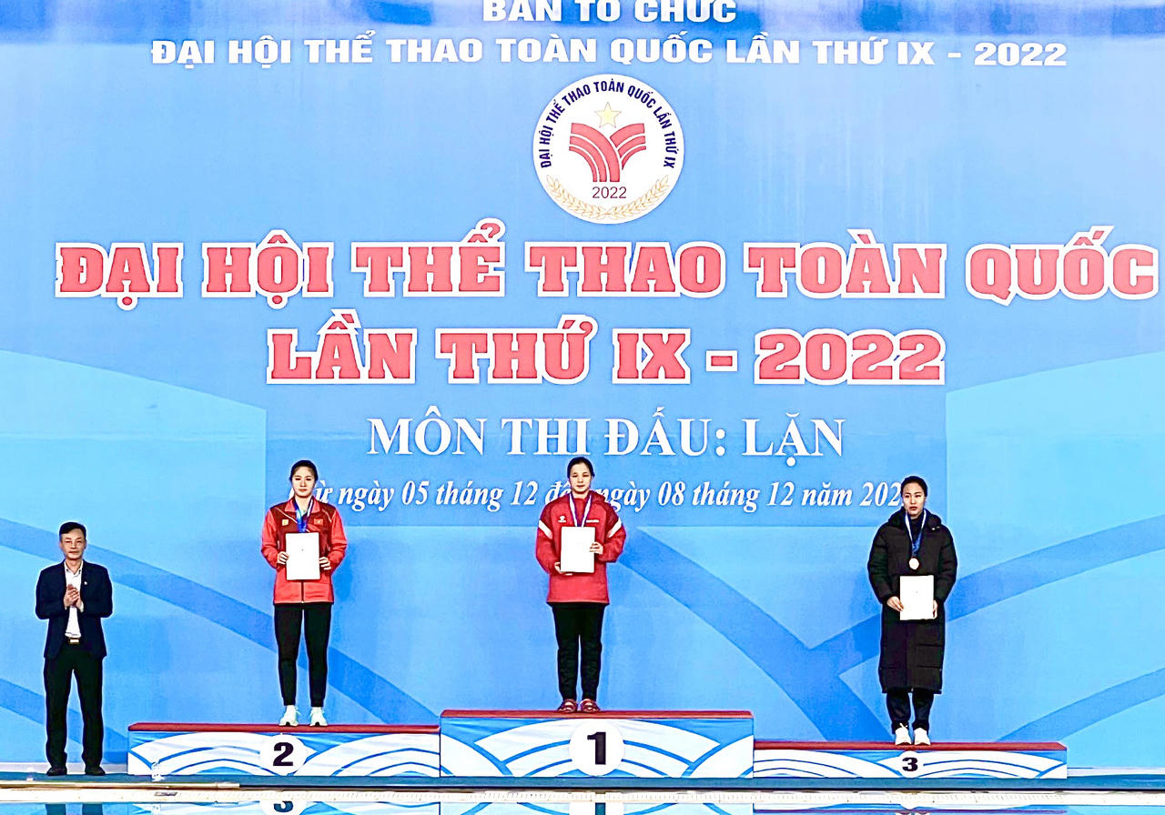 Đoàn thể thao Nam Định thi đấu xuất sắc, đứng thứ 23 toàn đoàn tại Đại hội Thể thao toàn quốc lần thứ IX-2022