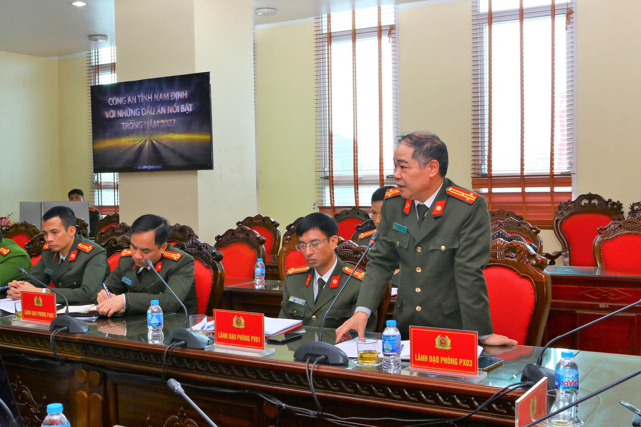 Công an Nam Định điều tra làm rõ gần 500 vụ án trong năm 2022