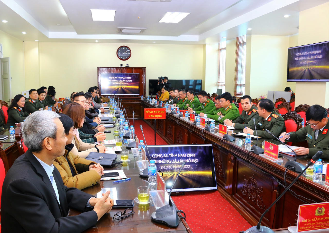 Công an Nam Định điều tra làm rõ gần 500 vụ án trong năm 2022