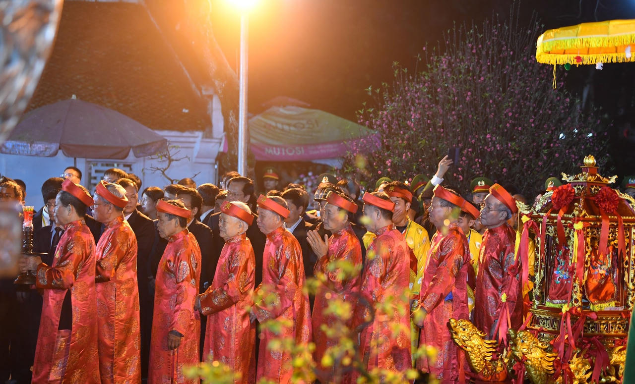 Trang trọng lễ Khai ấn đền Trần Xuân Quý Mão 2023