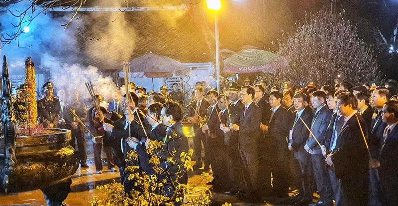 Trang trọng lễ Khai ấn đền Trần Xuân Quý Mão 2023