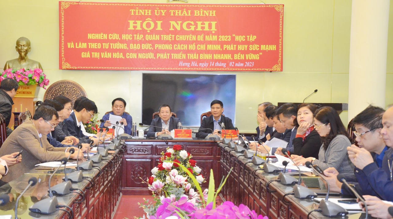 Tỉnh ủy Thái Bình tổ chức nghiên cứu, học tập, tuyên truyền làm theo tư tưởng, đạo đức, phong cách Hồ Chí Minh