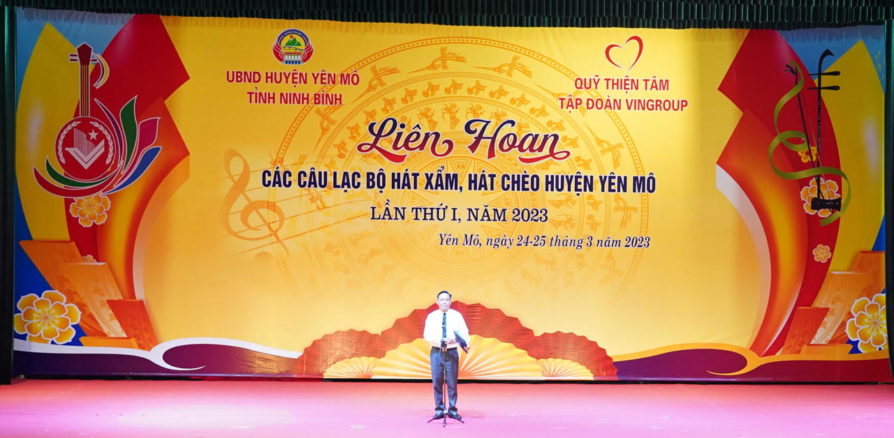 Khai mạc Liên hoan các CLB hát Xẩm, hát Chèo huyện Yên Mô lần thứ I năm 2023
