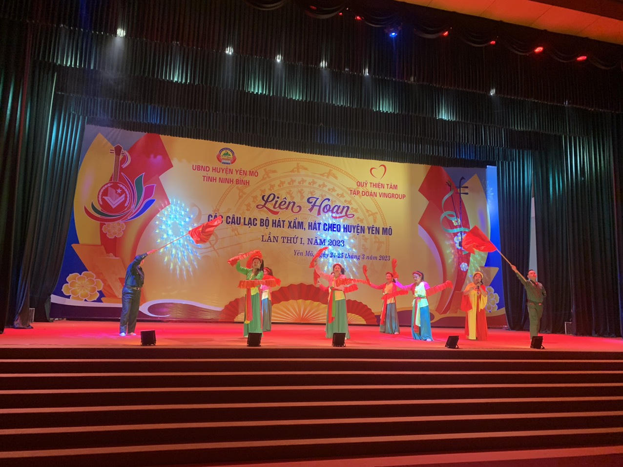 Khai mạc Liên hoan các CLB hát Xẩm, hát Chèo huyện Yên Mô lần thứ I năm 2023