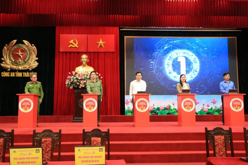 Thái Bình phát động cuộc thi trắc nghiệm trên internet tìm hiểu về Đề án 06