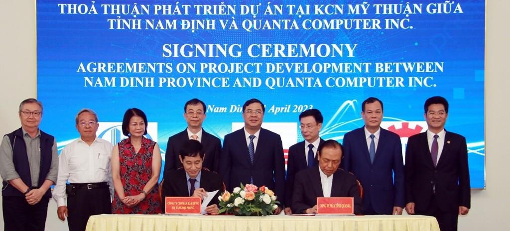 Tập đoàn Quanta rót tiền sản xuất máy tính ở Nam Định