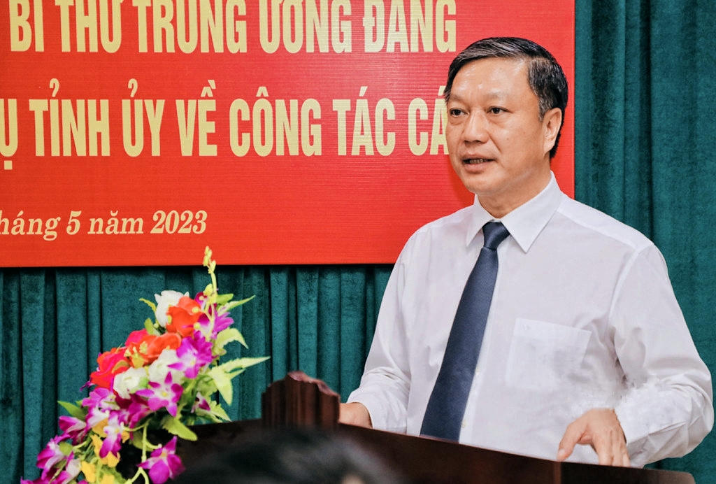 Ban Bí thư chuẩn y tân Chủ nhiệm Ủy ban Kiểm tra Tỉnh ủy Ninh Bình