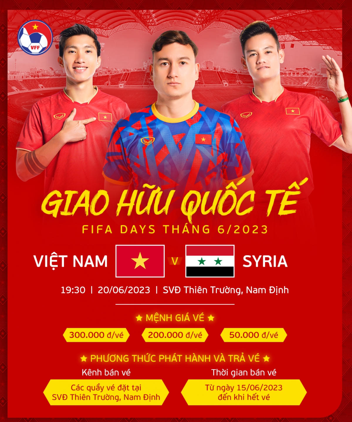 Trận tuyển Việt Nam và Syria: “Cháy vé” ngay ngày đầu tiên mở bán