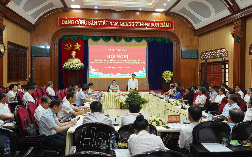 Hà Nam: Lãnh đạo tỉnh đối thoại với Hiệp hội doanh nghiệp
