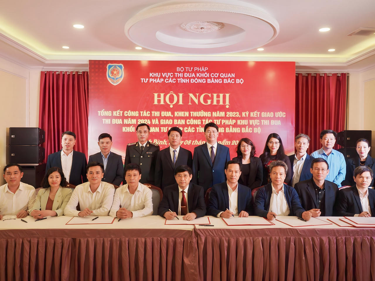 Khối cơ quan Tư pháp các tỉnh Đồng bằng Bắc bộ tổng kết thi đua năm 2023 và giao ban công tác Tư pháp