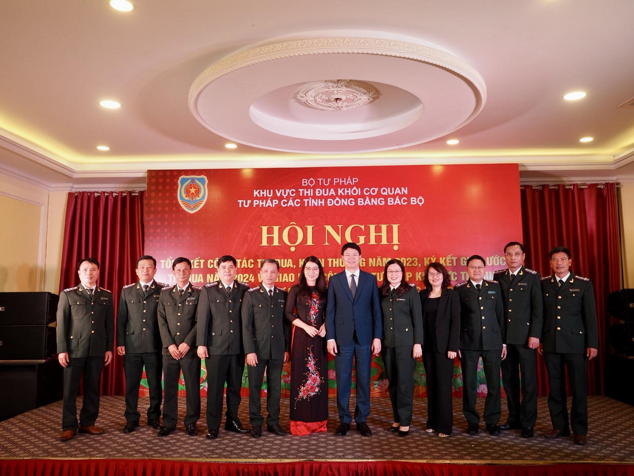 Khối cơ quan Tư pháp các tỉnh Đồng bằng Bắc bộ tổng kết thi đua năm 2023 và giao ban công tác Tư pháp