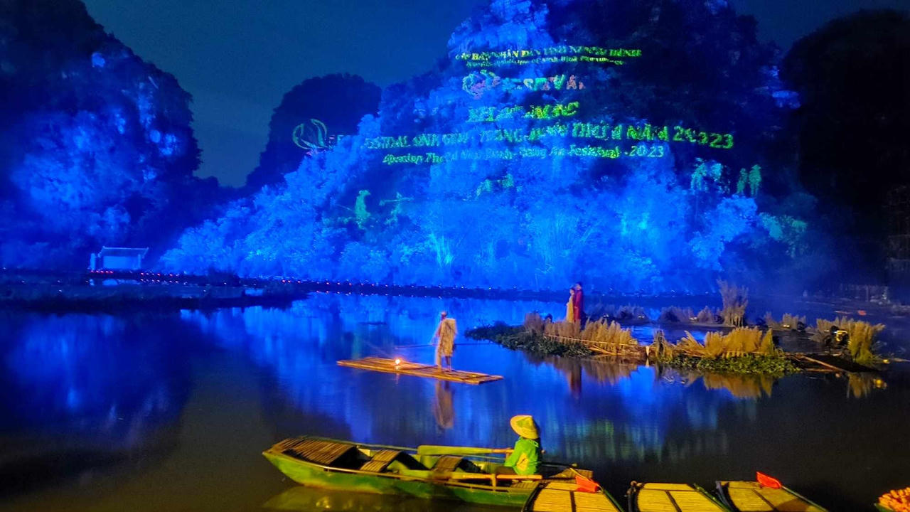 Ấn tượng show diễn thực cảnh tại Festival Ninh Bình - Tràng An lần thứ II
