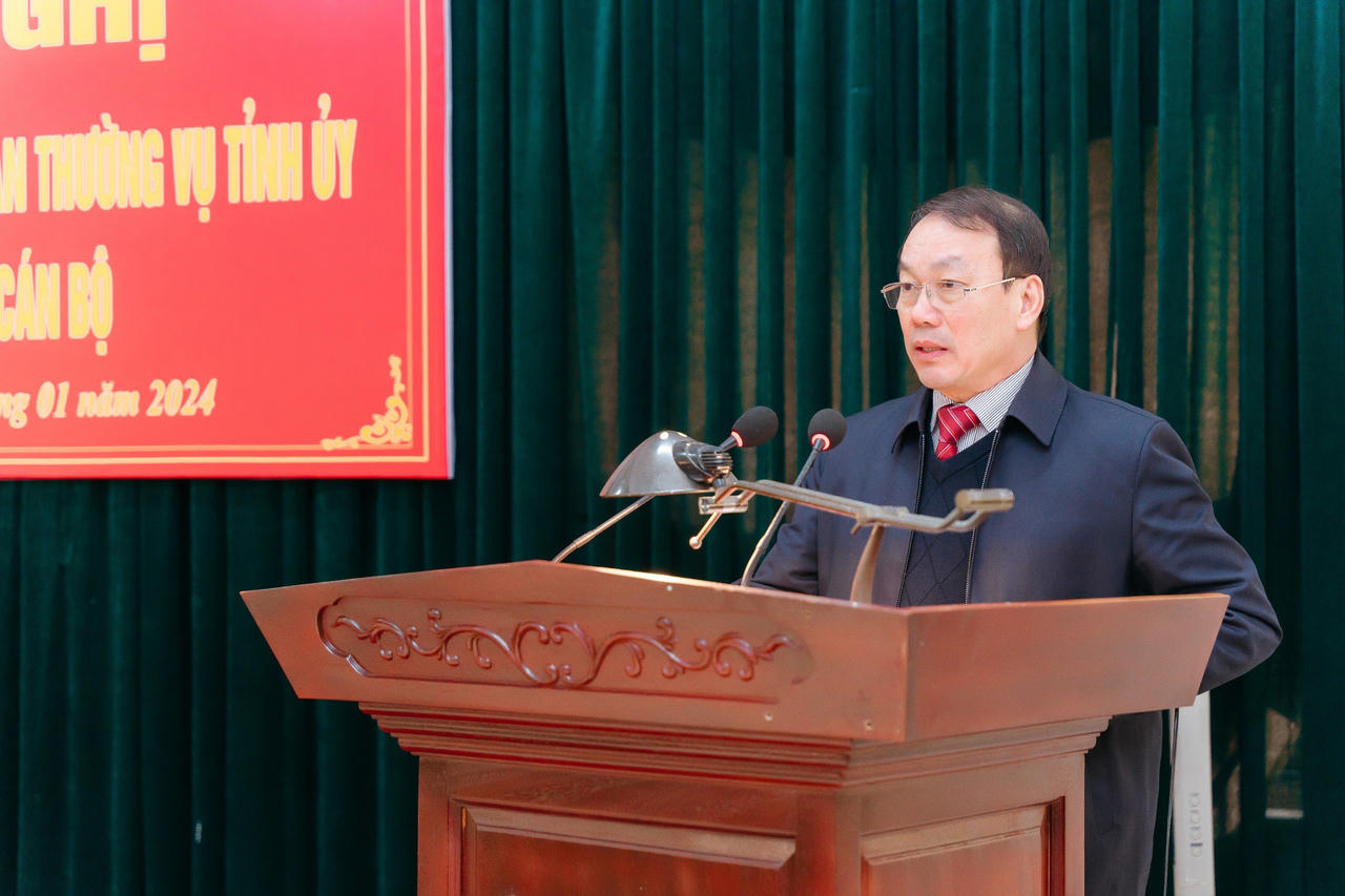 Ông Lưu Quang Tuyển được bổ nhiệm làm Bí thư Huyện ủy Nam Trực