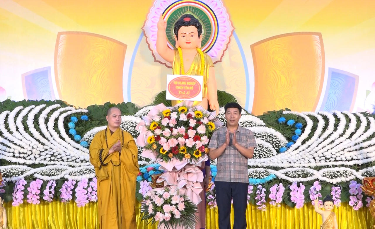 Trang trọng Đại lễ phật đản lịch 2568 tại huyện Yên Mô, Ninh Bình