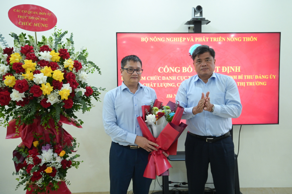 Ông Ngô Hồng Phong làm Cục trưởng Chất lượng, Chế biến và Phát triển thị trường