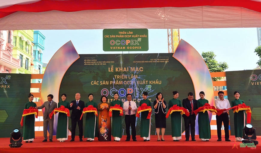 Khai mạc triển lãm các sản phẩm OCOP xuất khẩu