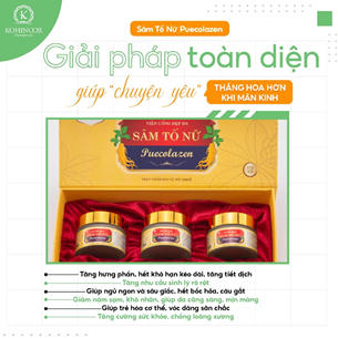 Sâm tố nữ Puecolazen bí quyết trẻ trung của chị em