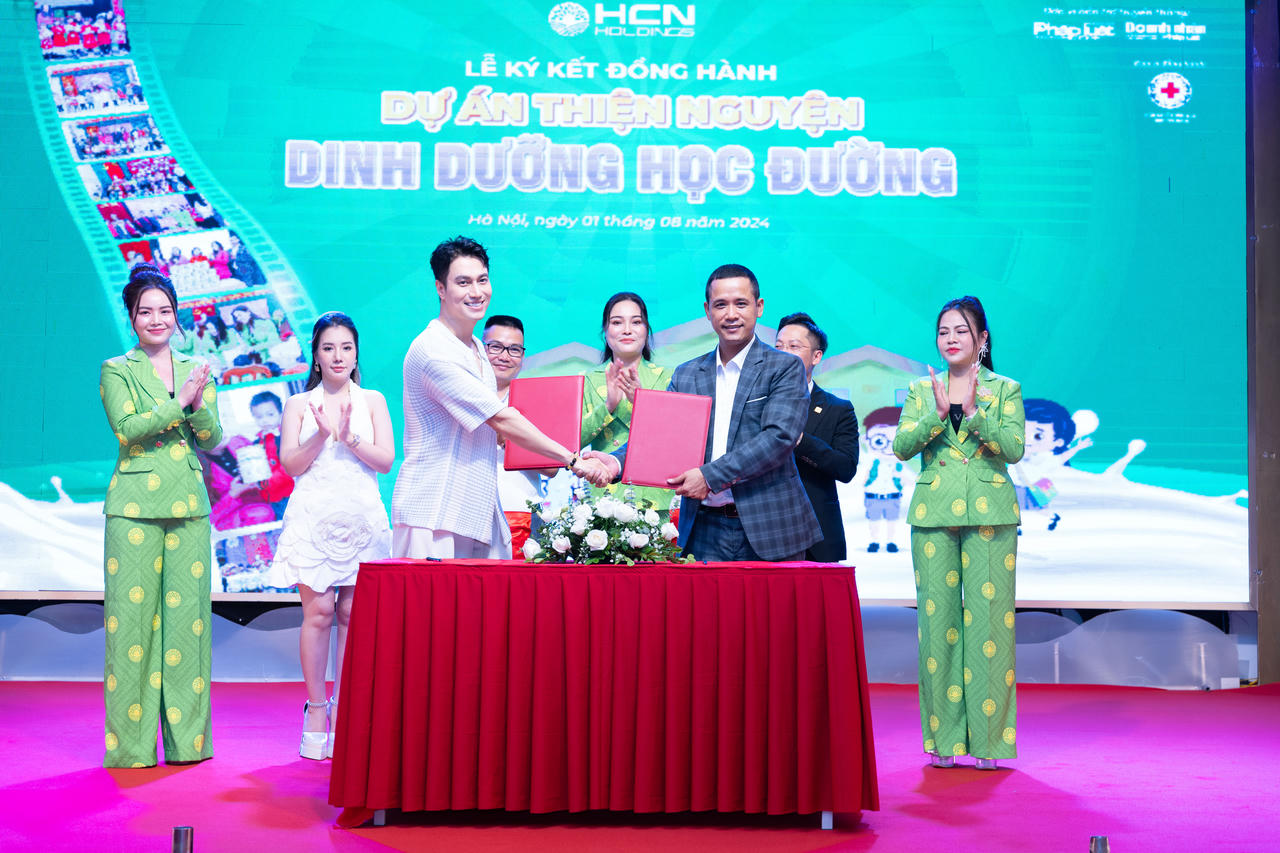 Lan tỏa dự án ý nghĩa “Dinh dưỡng học đường” cùng HCN Holdings