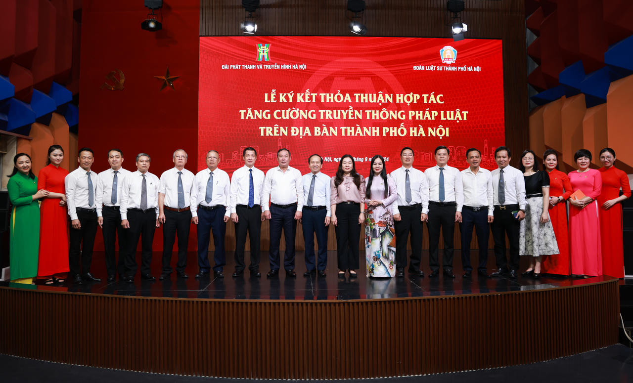 Đài Phát thanh - Truyền hình Hà Nội hợp tác với Đoàn luật sư Hà Nội tăng cường truyền thông pháp luật