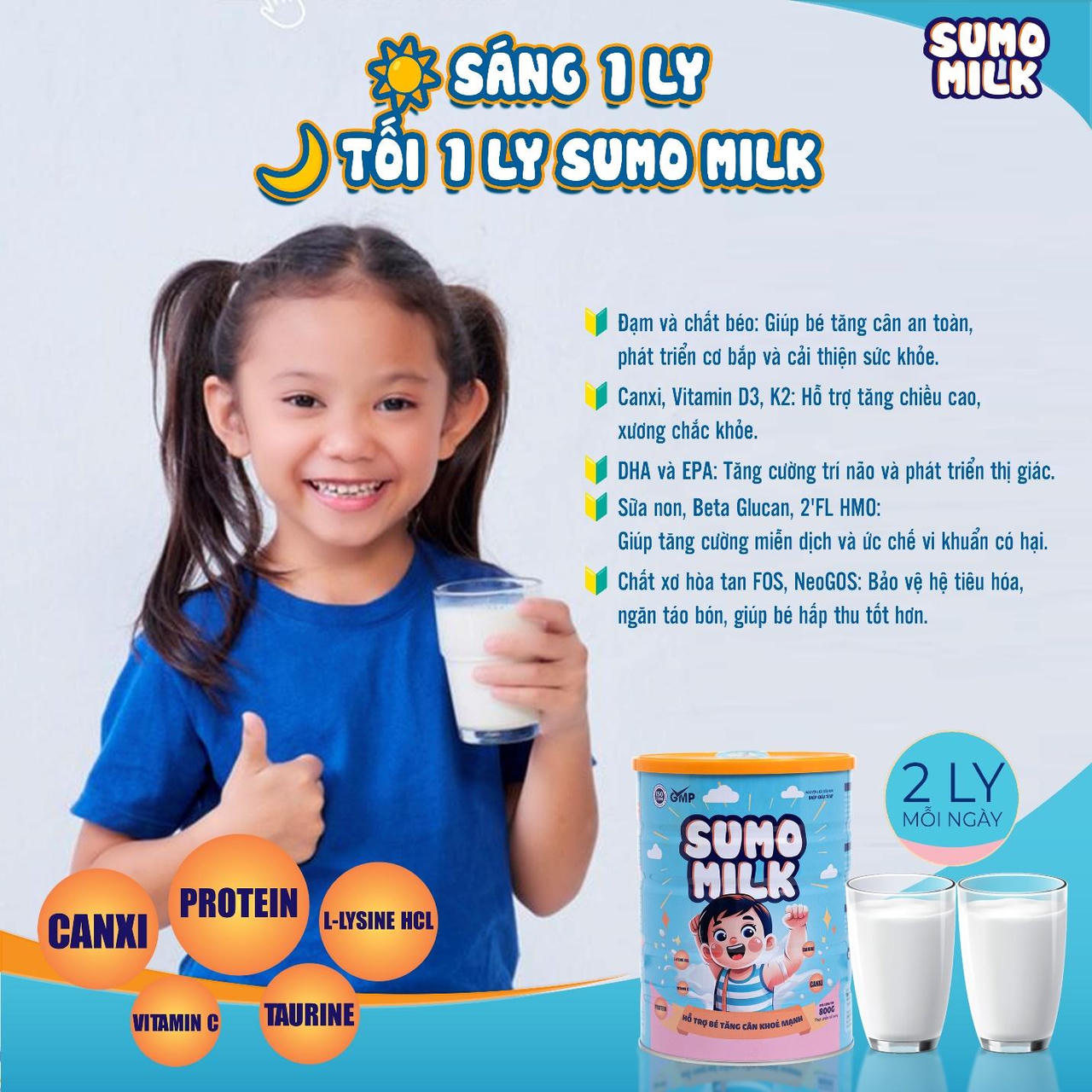 Hàm lượng dinh dưỡng cao và khoáng chất đầy đủ, Sumo Milk có thật sự tốt như lời đồn?
