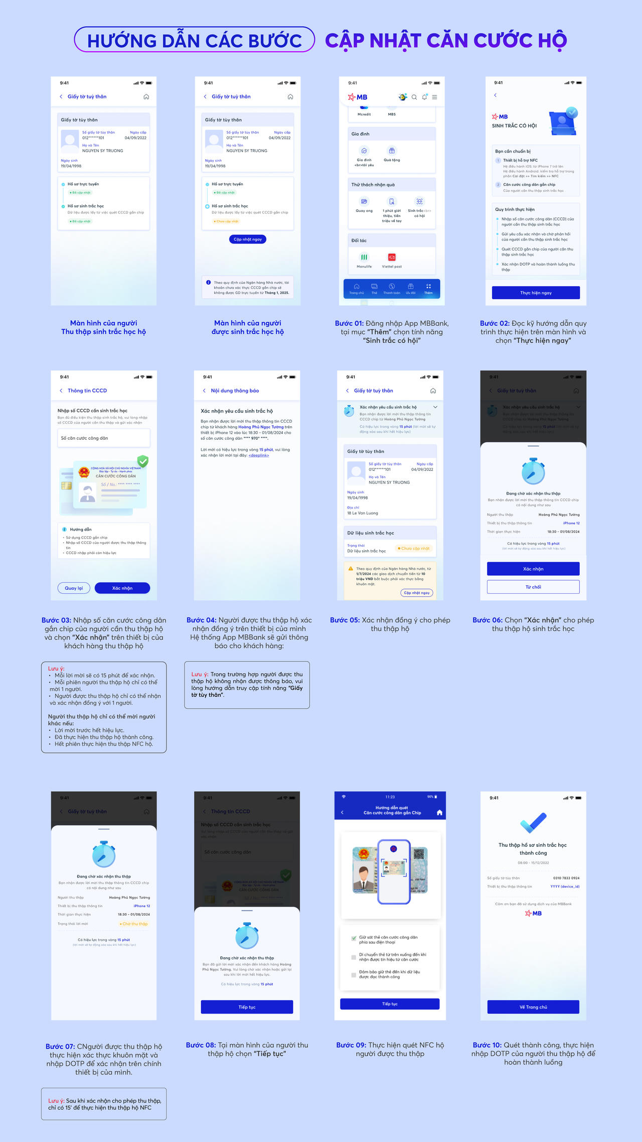 4 cách cập nhật căn cước gắn chip dễ dàng tại MB