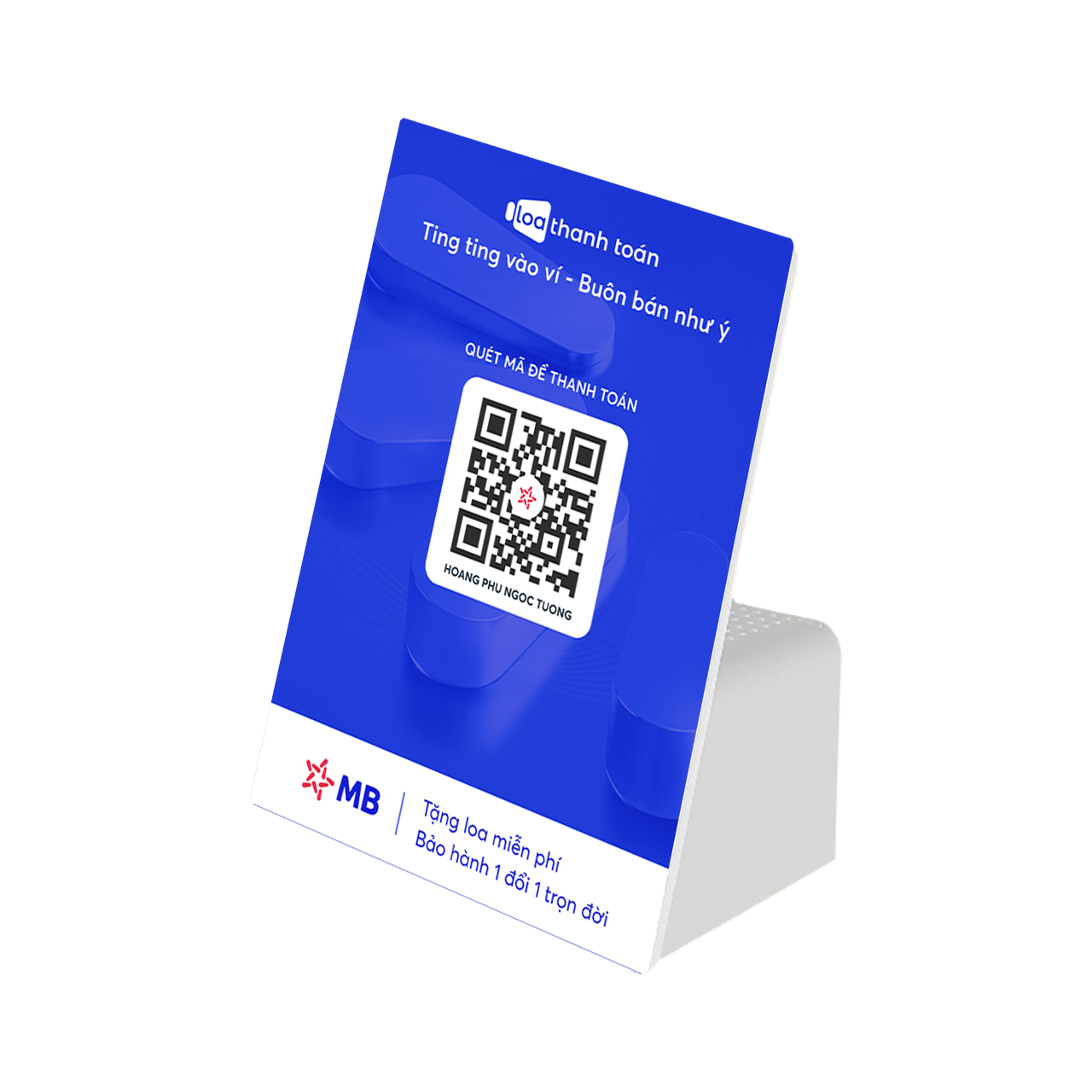 MB ra mắt tính năng thông báo bằng giọng nói qua loa thanh toán MB