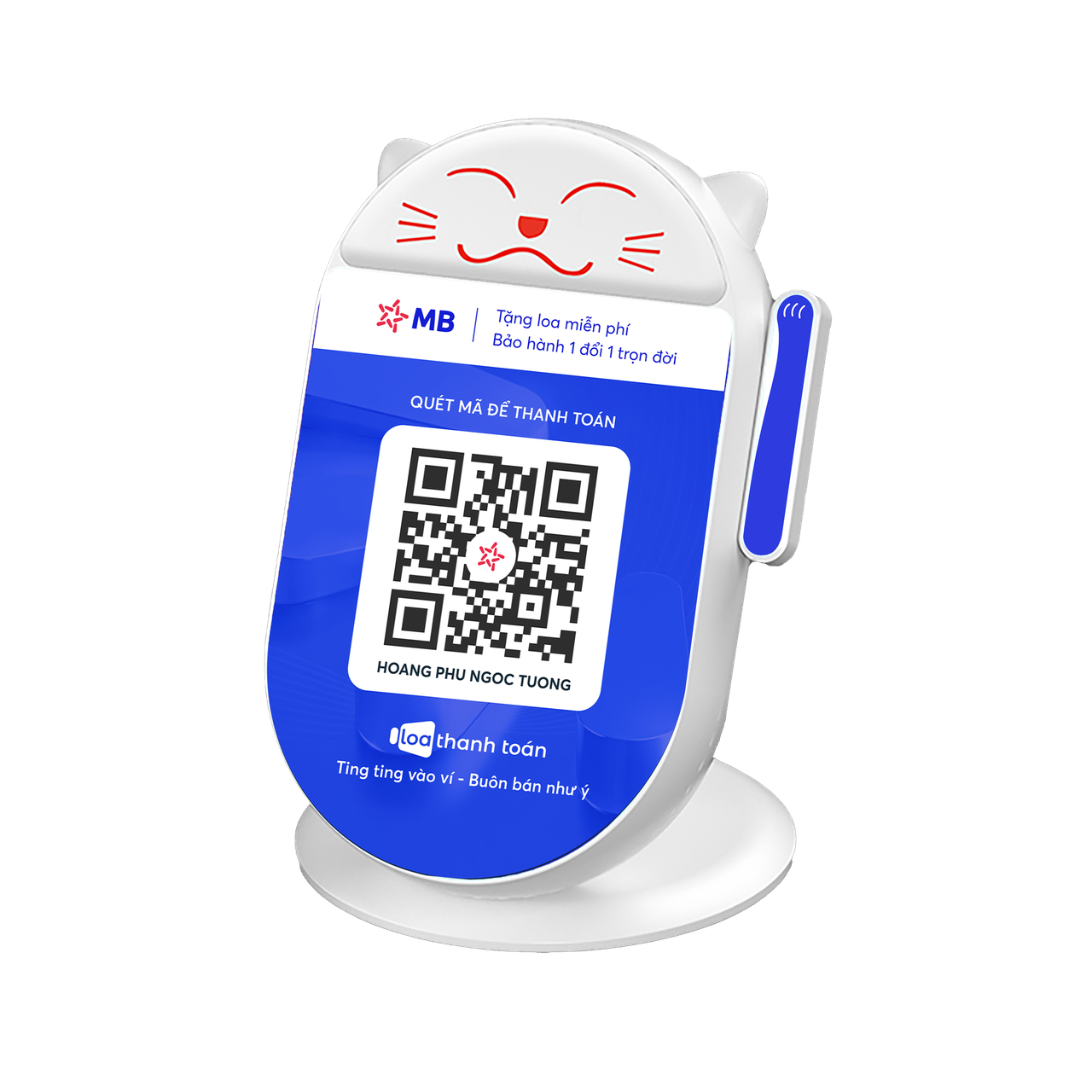 MB ra mắt tính năng thông báo bằng giọng nói qua loa thanh toán MB