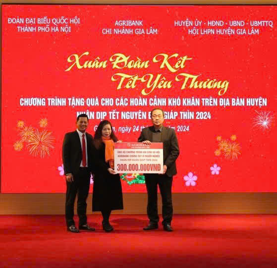 Agribank chung tay vì người nghèo, đối tượng chính sách nhân dịp Xuân Ất Tỵ năm 2025 