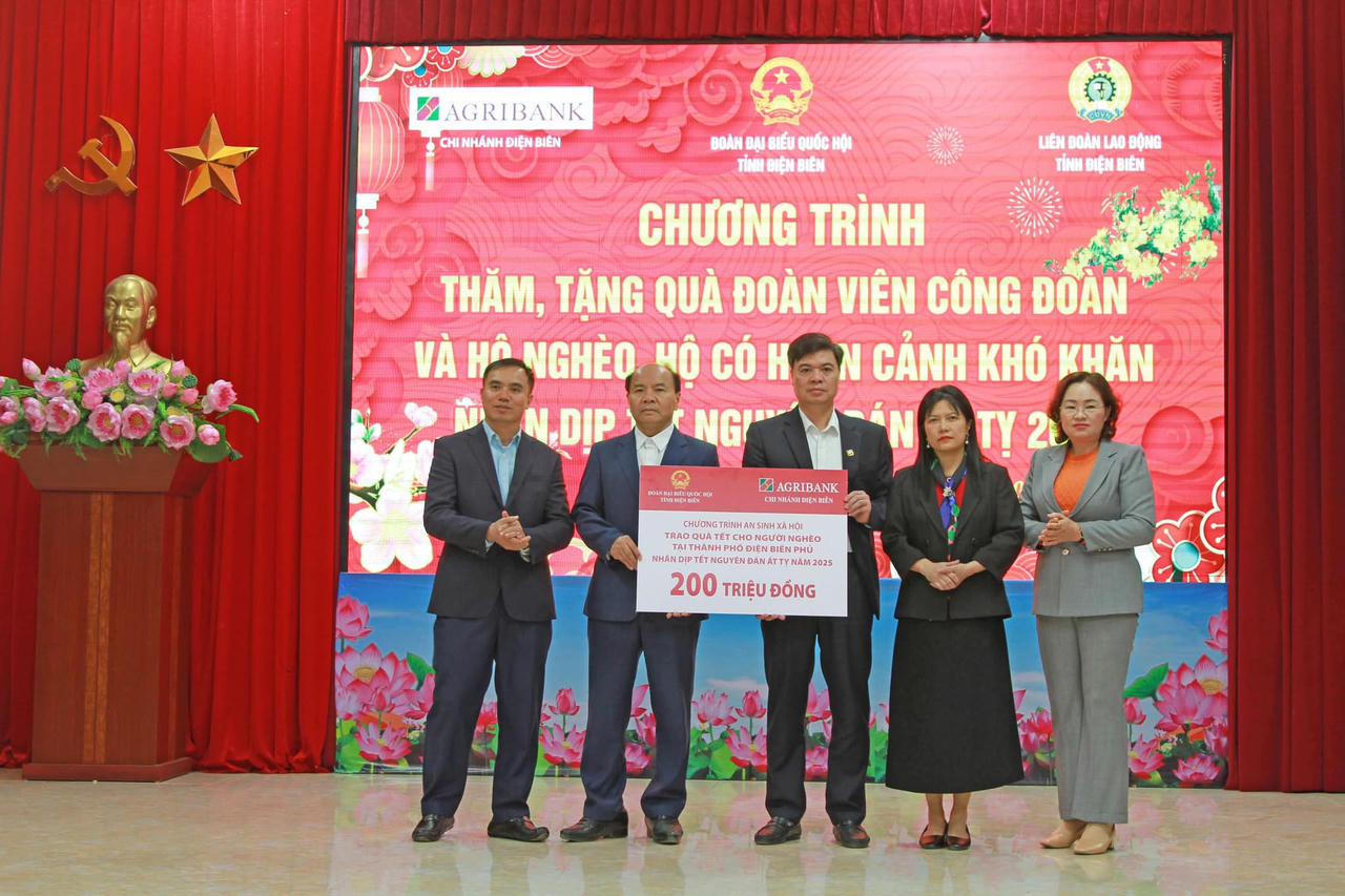 Agribank chung tay vì người nghèo, đối tượng chính sách nhân dịp Xuân Ất Tỵ năm 2025 
