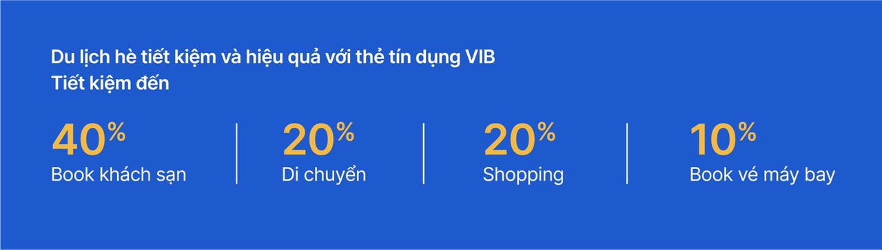 Hè rồi, vi vu thôi! Bỏ túi bí kíp du lịch siêu tiết kiệm với thẻ tín dụng VIB