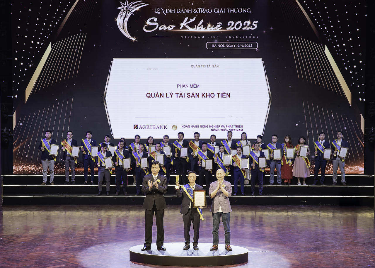 6 Hệ thống công nghệ, sản phẩm dịch vụ của Agribank xuất sắc được vinh danh tại Giải thưởng Sao Khuê 2025 