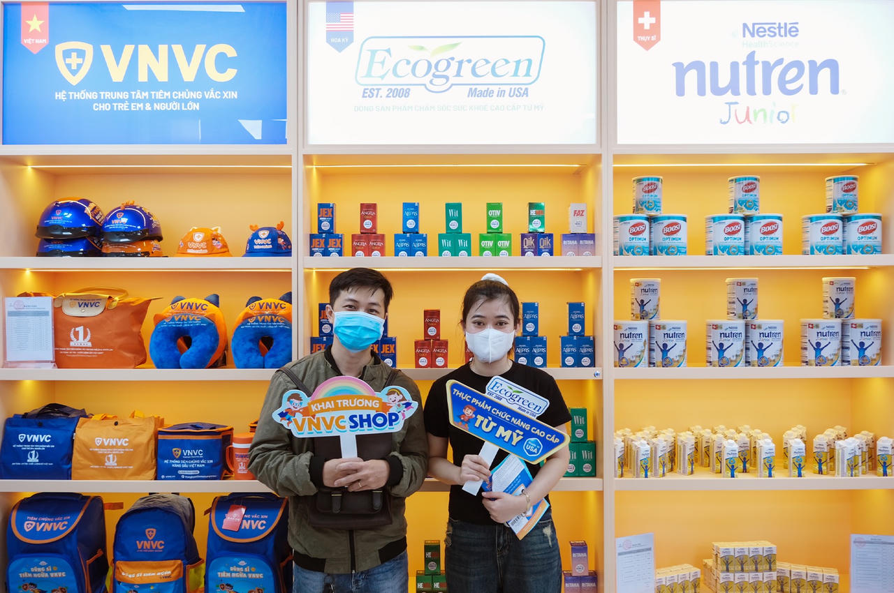VNVC ra mắt chuỗi Gian hàng, người dân an tâm mua sữa, sản phẩm dinh dưỡng chính hãng