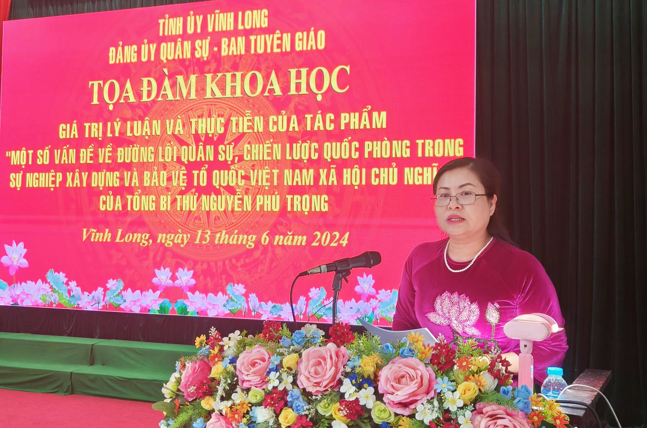 200 đại biểu tham dự Tọa đàm khoa học tác phẩm của Tổng Bí thư Nguyễn Phú Trọng về đường lối quân sự, chiến lược quốc phòng