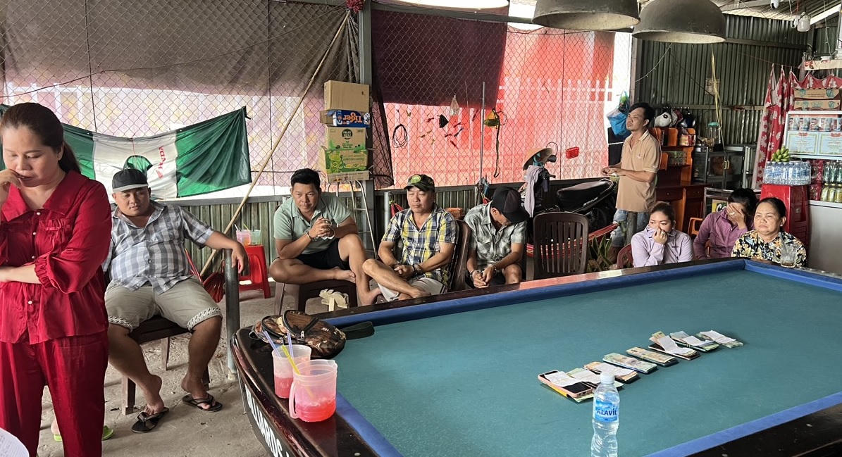 Phát hiện 9 đối tượng đánh bạc có nhà cái tại Campuchia