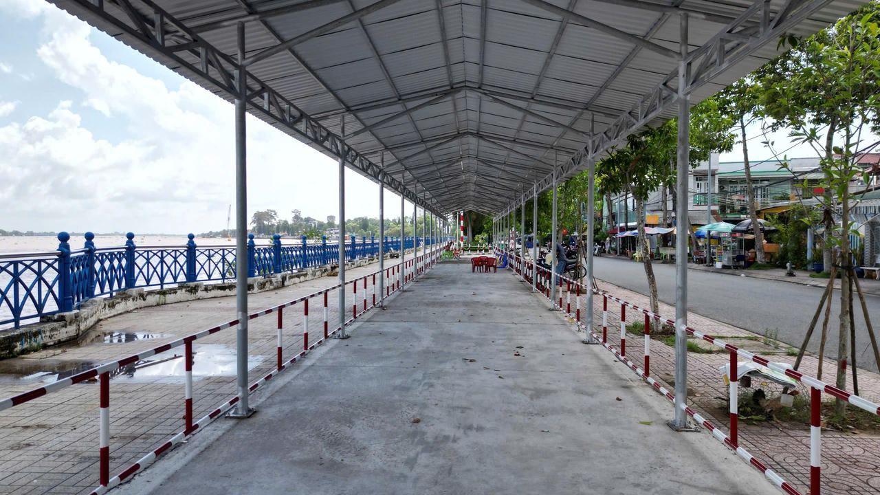 Di dời bến khách ngang sông An Bình – TP Vĩnh Long