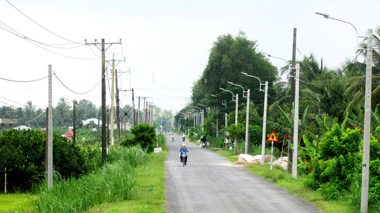 Huyện Vũng Liêm phấn đấu đạt chuẩn nông thôn mới