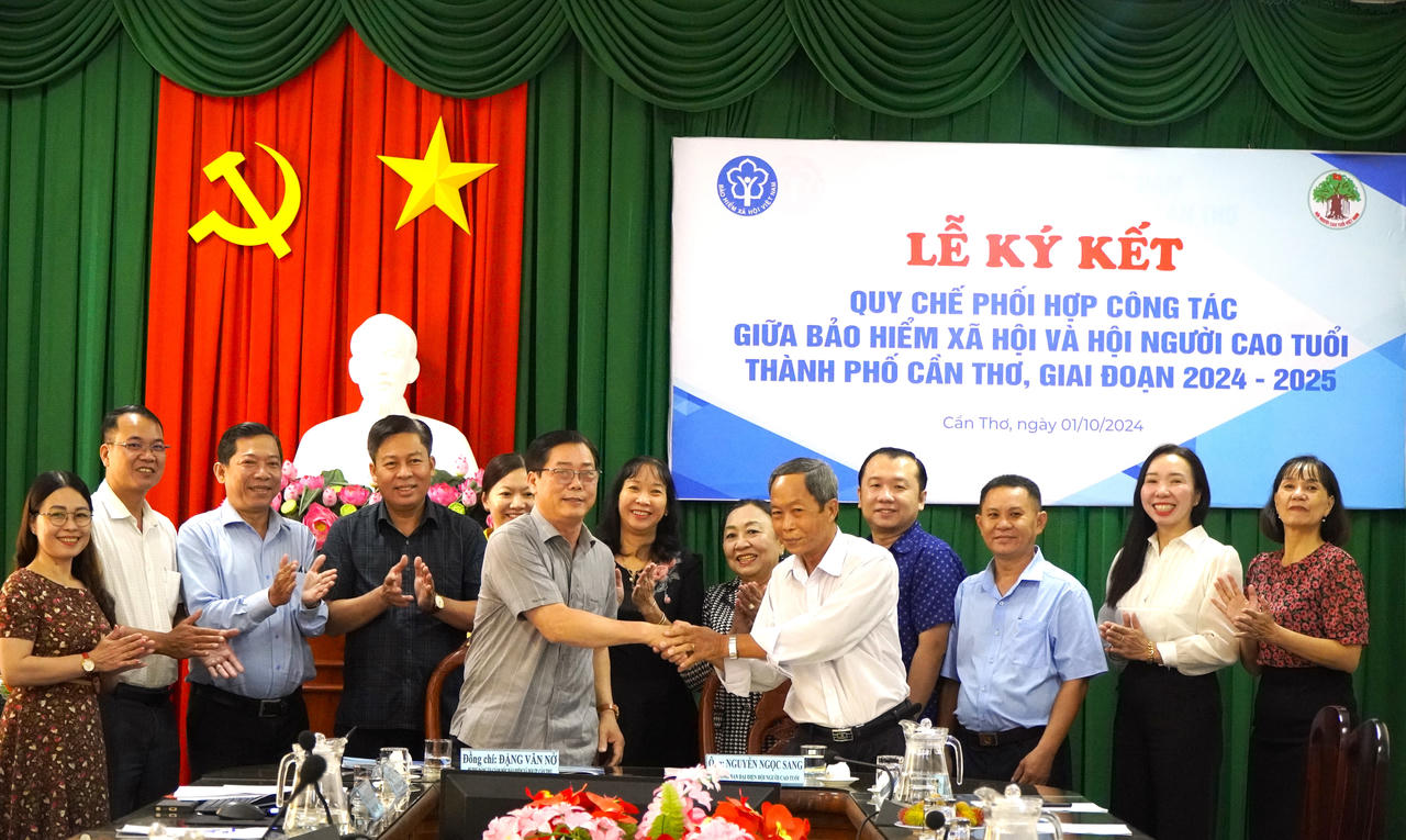 Bảo hiểm xã hội và Hội Người cao tuổi TP Cần Thơ hợp tác, nâng cao quyền lợi người cao tuổi