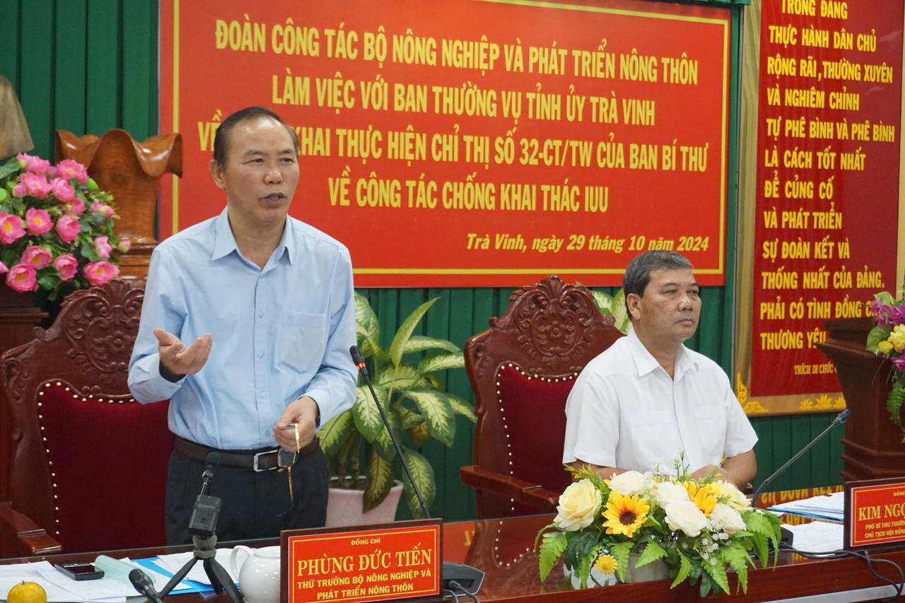 Trà Vinh đẩy mạnh chống khai thác IUU, quyết tâm gỡ cảnh báo 'thẻ vàng' của EC